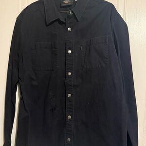 Black Button-Up Shirt
